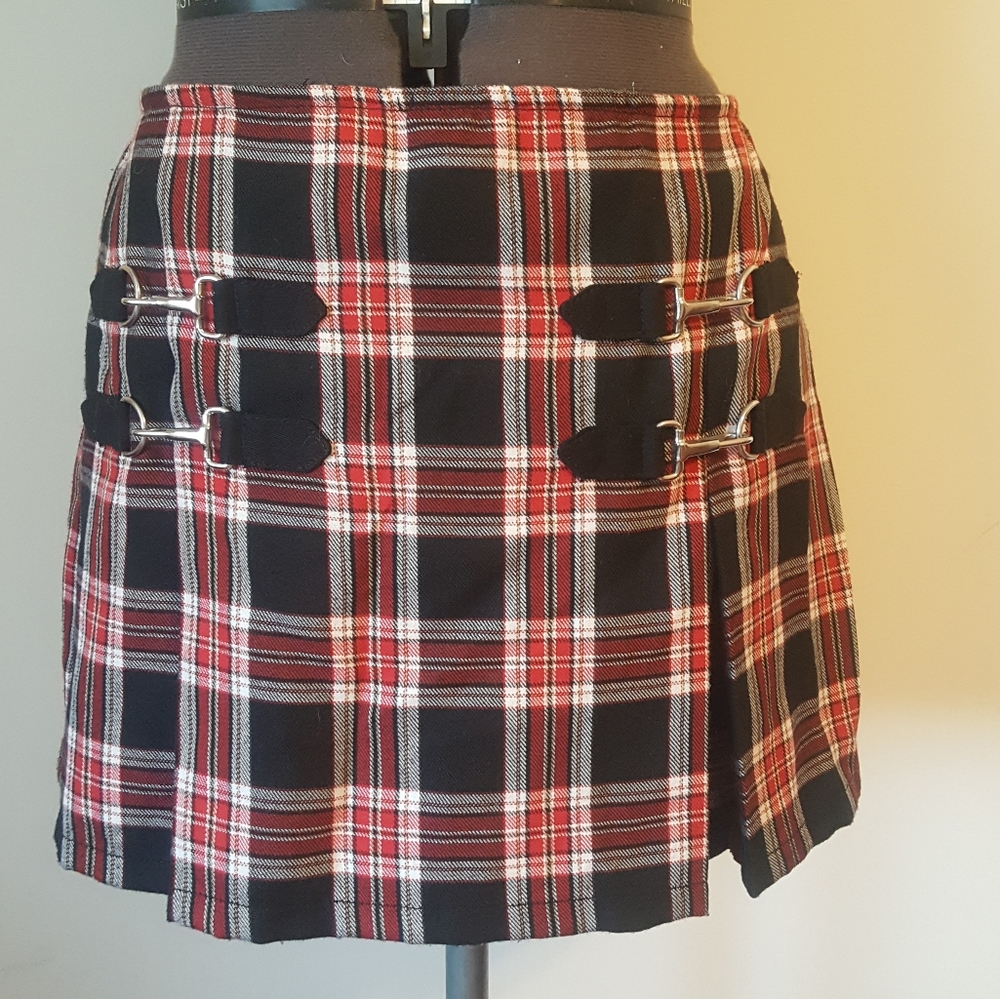 Plaid Mini Skirt